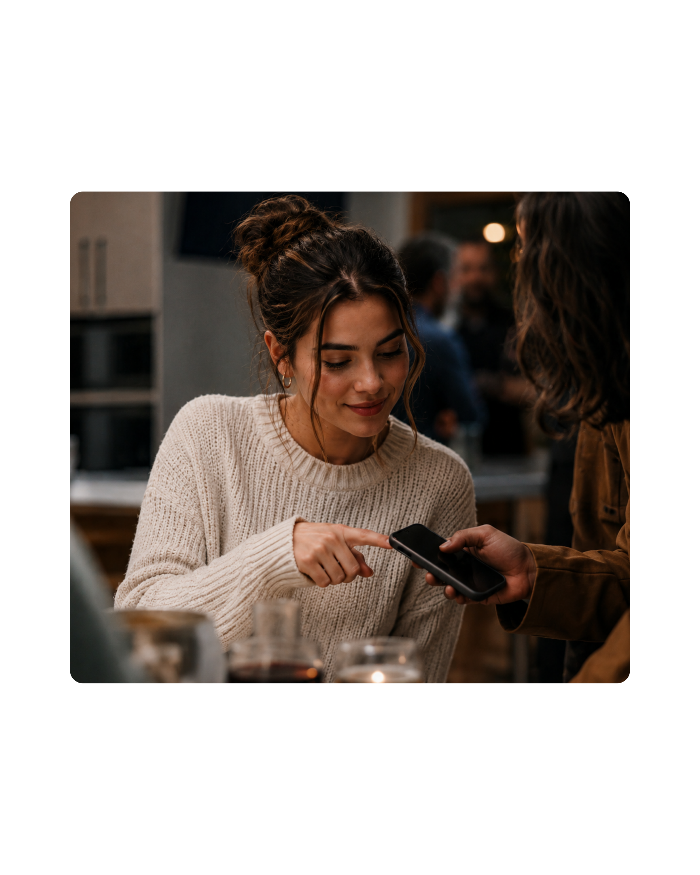 Customer connecting with CHiP on mobile